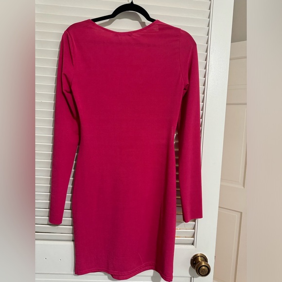 Pink body con cut out dress - Picture 3 of 3